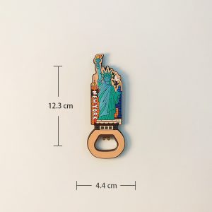 New York City landmark Statue of Liberty bottle opener decorative tourist souvenir three-dimensional magnetic refrigerator magnet gift
